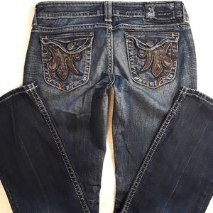💥MEK Denim Nagoya Bootcut Jeans. Women's Size: Waist 29x32 Inseam.
